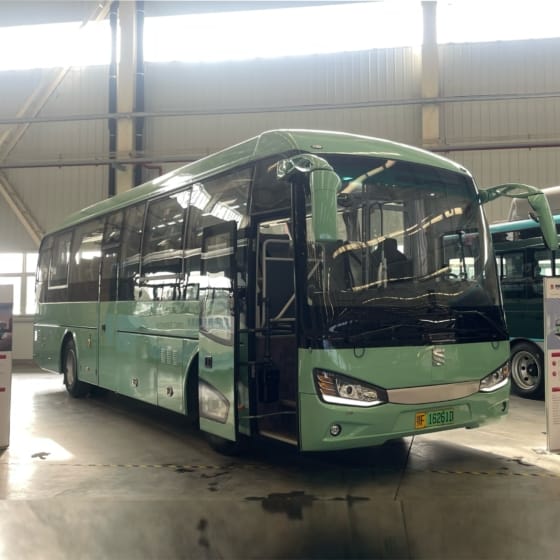 11m 47 seats electric coach bus use for intercity transportation