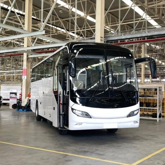 12m diesel bus with cummins engine 55 seats