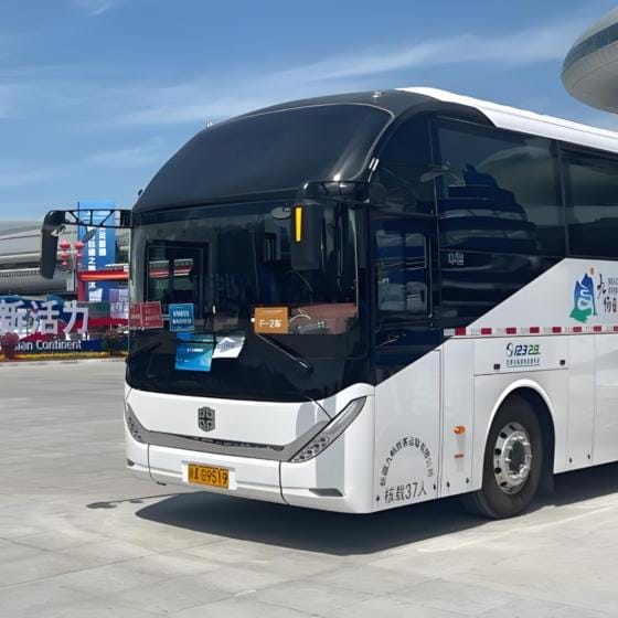 Zhongtong luxury coach bus for tourism 12m length