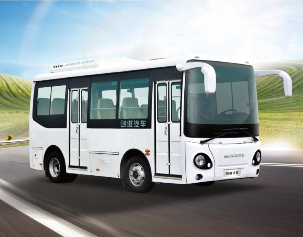 Skyworth/Skywell New Energy Shuttle Buses 340km Mileage Urban and Rural Electric Bus