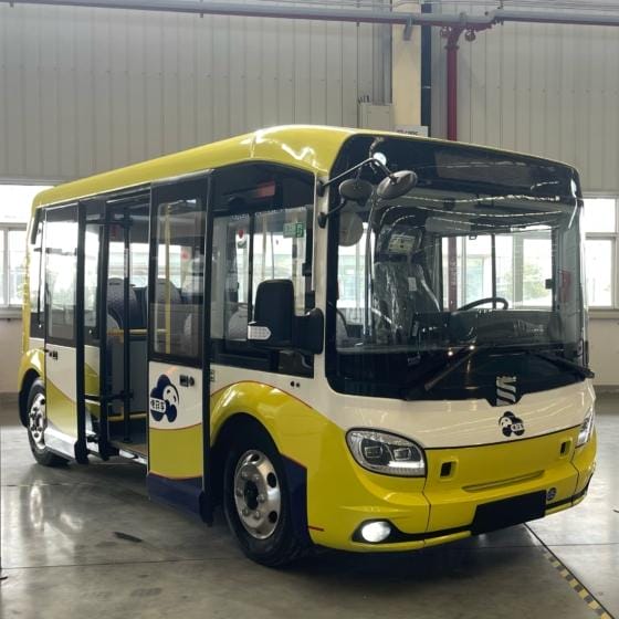 Small electric bus for intercity use