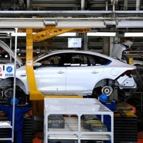 Automobile production and assembly process